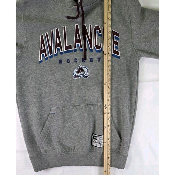 NHL Colorado Avalanche Men's Large Gray Hoodie - Picture 7 of 8